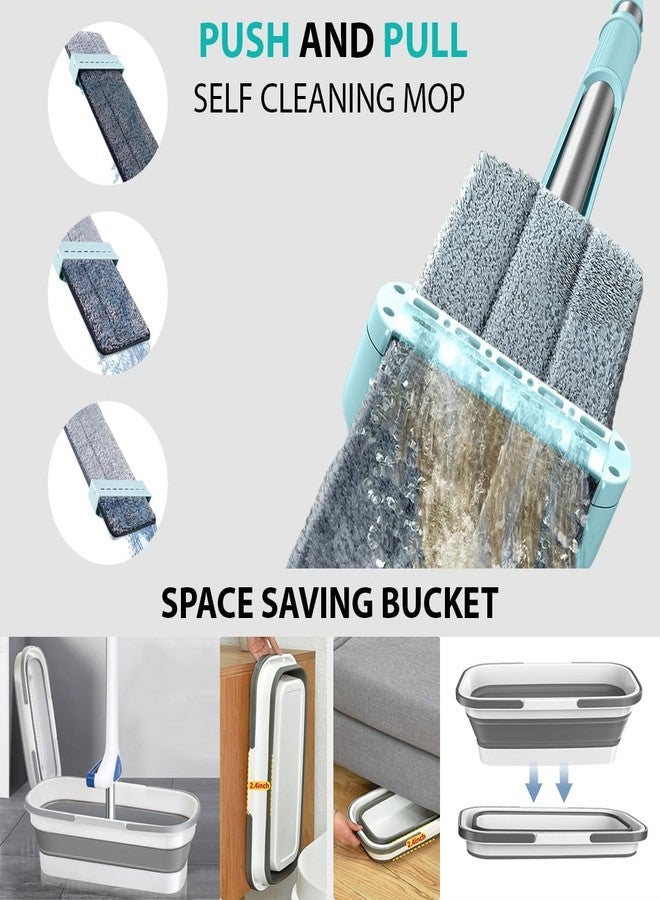 AB TRADING Collapsible Bucket Rectangular Water Storage Basket | Foldable Portable Wash Basin for Hiking Camping Garden Outdoor Travel RV | Multi-Purpose Bucket with Handle-Multicolour (Pack of 2) - Image 4